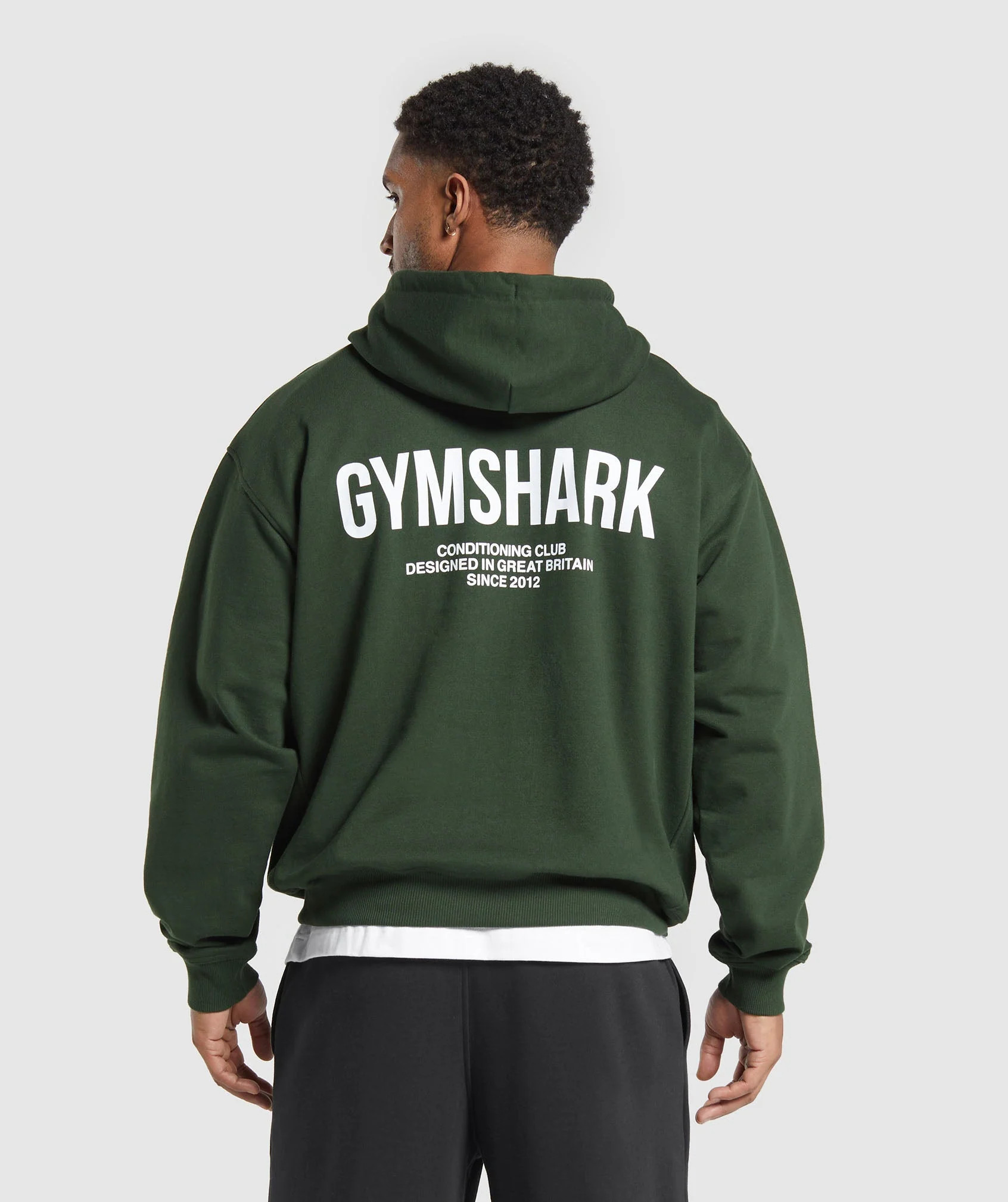 Gymshark Conditioning Club Hoodie - Trail Green | Gymshark EU
