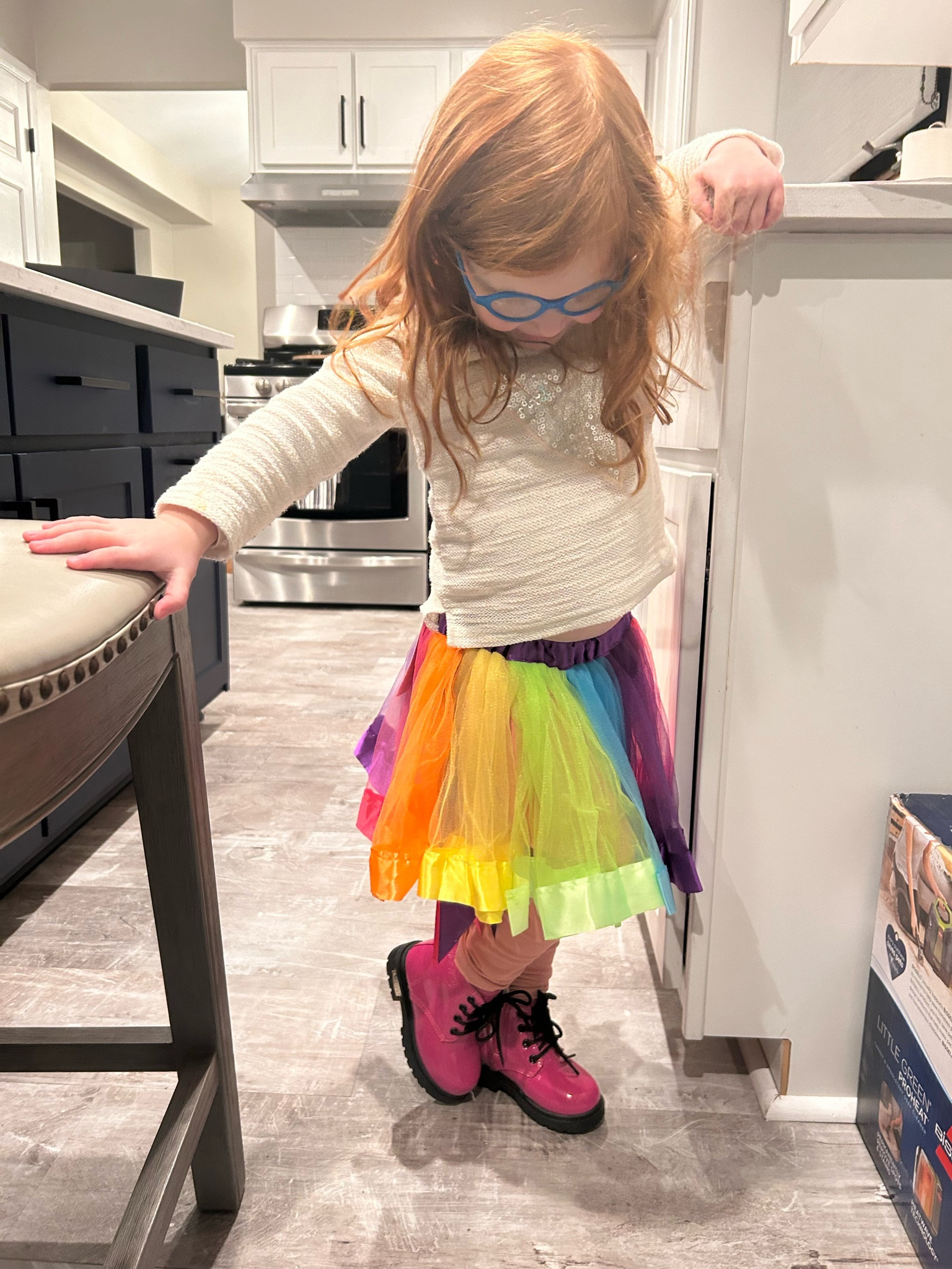 Mila loves her new boots! 

#LTKkids