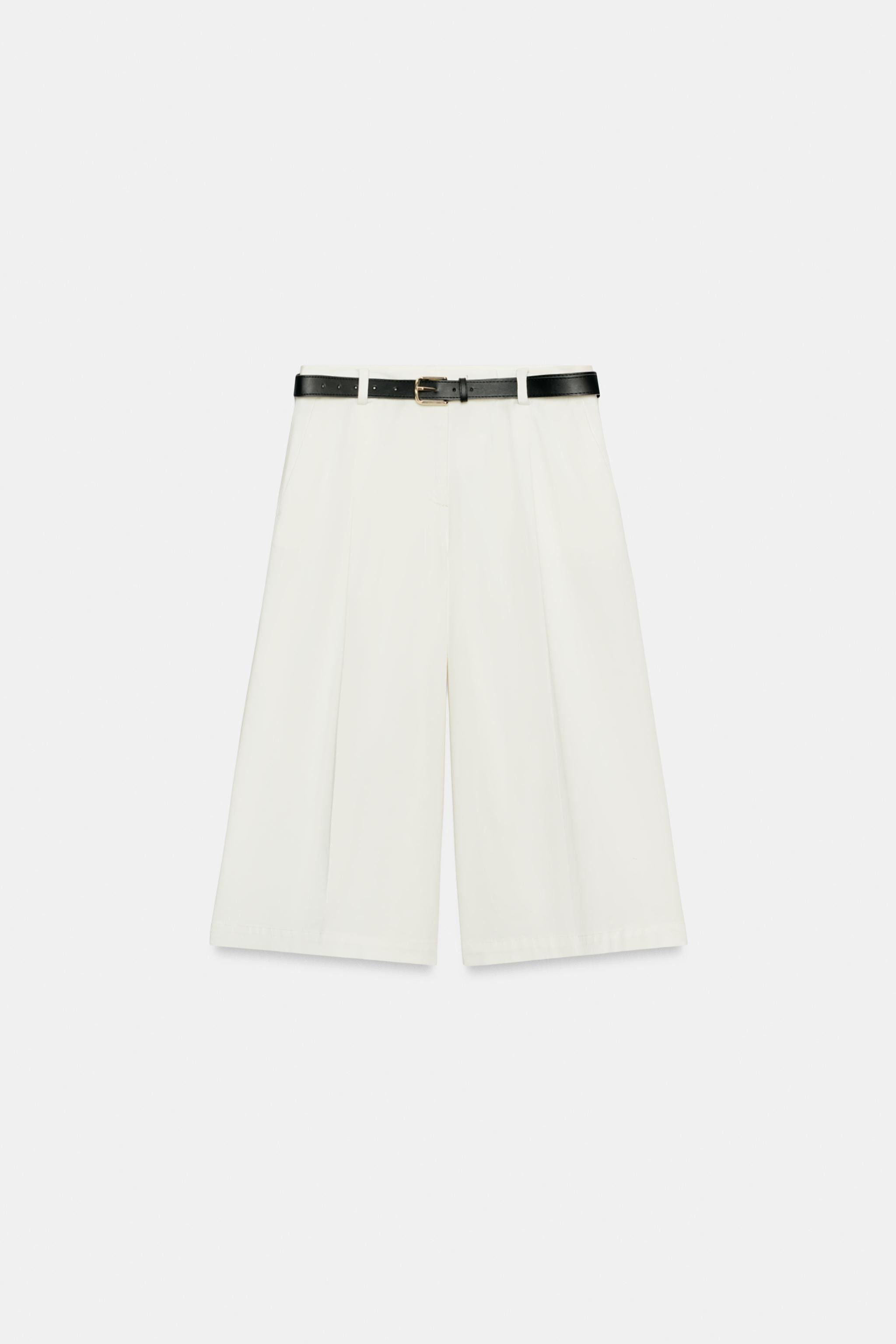 LONG BELTED SHORTS | Zara US