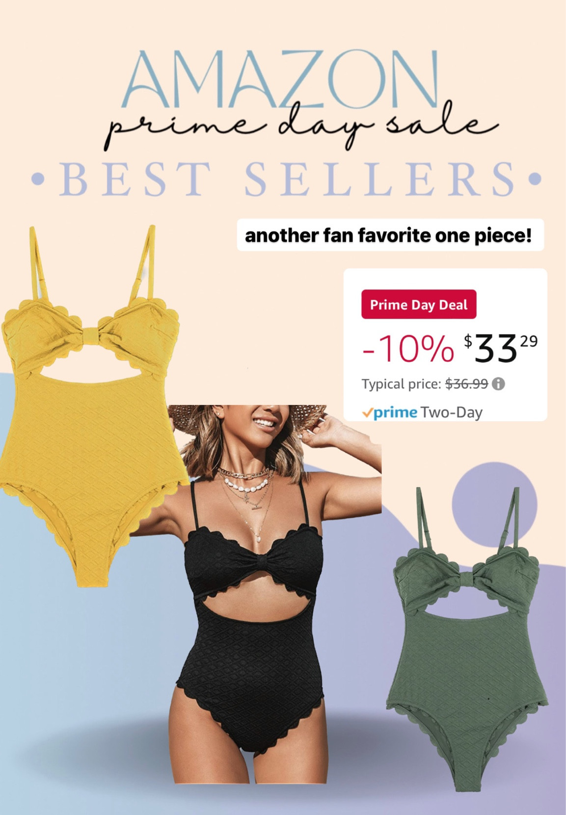 This one-piece!!! So adorable and super flattering — grab it while it’s on sale today!

#LTKswim #LTKxPrimeDay