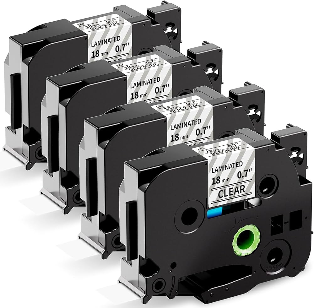 Labelife Compatible 18mm Label Tape Replacement for Brother P Touch TZe TZ Tape 18mm 0.7 Laminate... | Amazon (US)