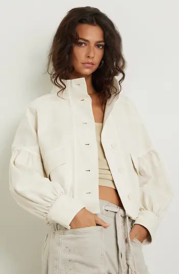 Treasure & Bond Blouson Twill Utility Jacket | Nordstrom | Nordstrom