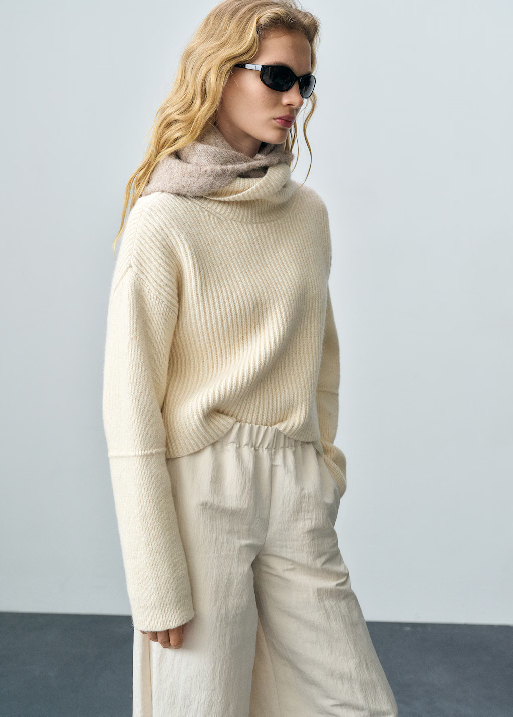 Wool blend turtleneck sweater - Women | MANGO USA | Mango (US/MX/AU)