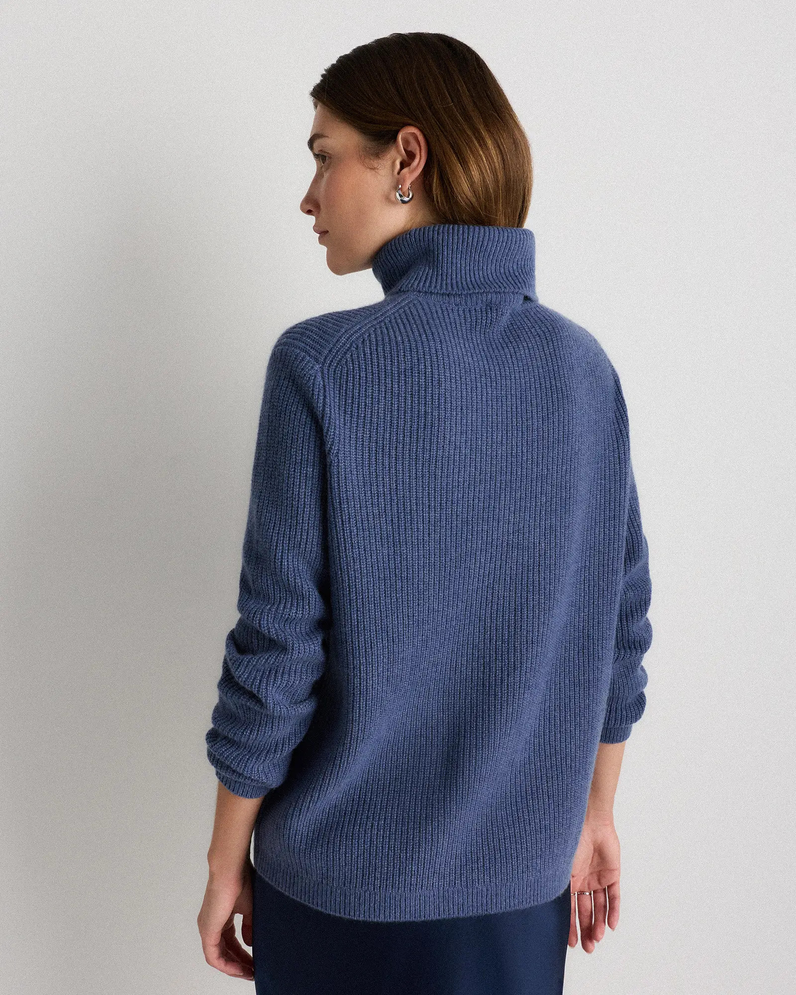 Mongolian Cashmere Fisherman Turtleneck Sweater | Quince