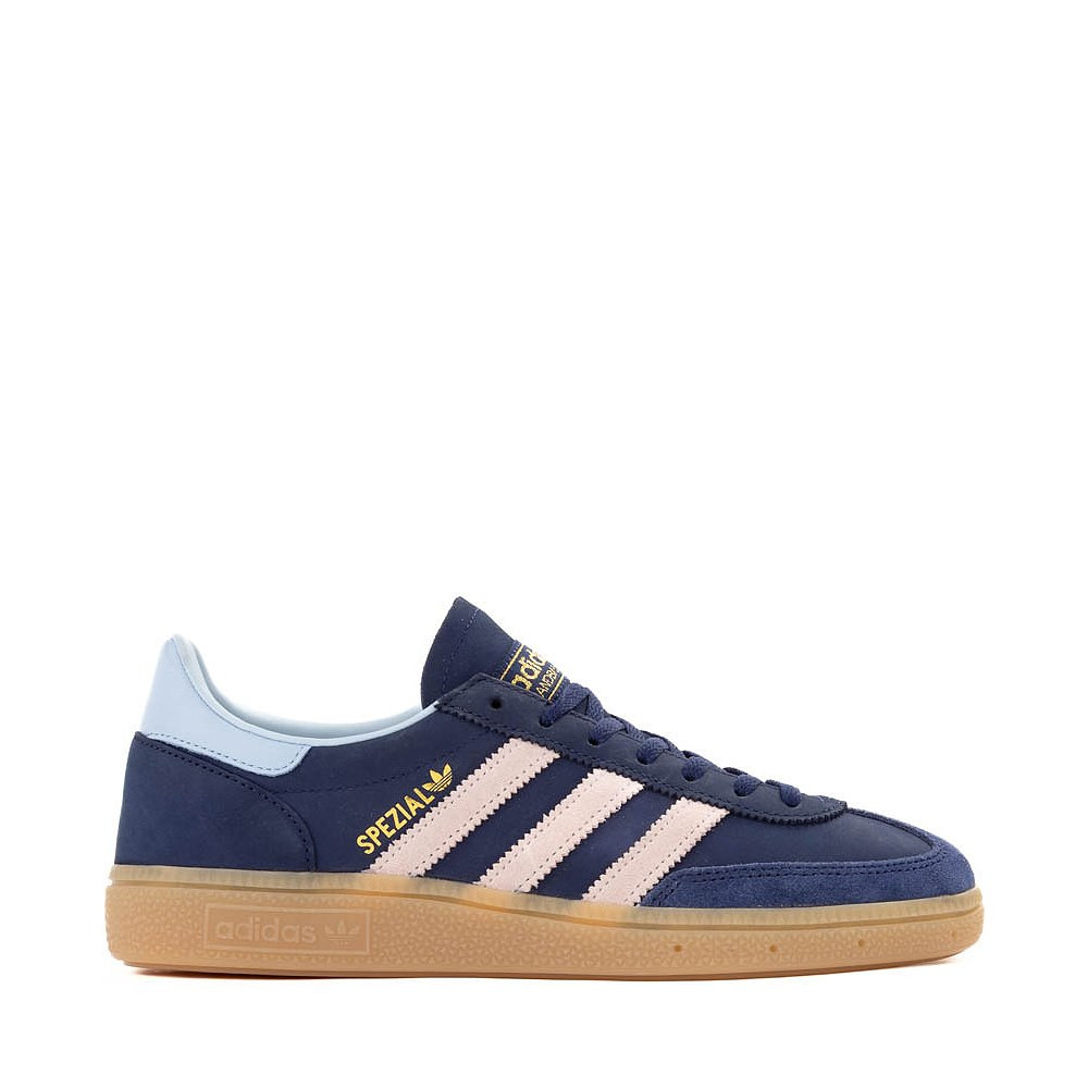 Womens adidas Handball Spezial Athletic Shoe - Dark Blue / Wonder Quartz / Clear Sky | Journeys