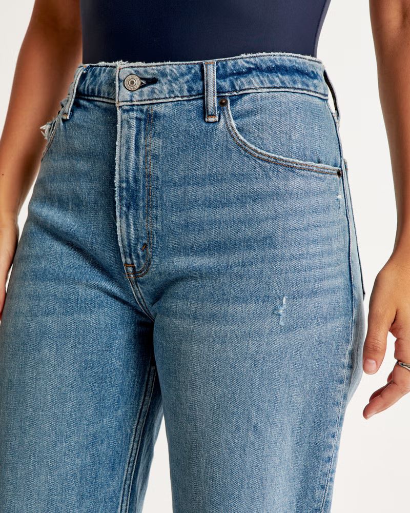 Curve Love High Rise 90s Relaxed Jean | Abercrombie & Fitch (US)