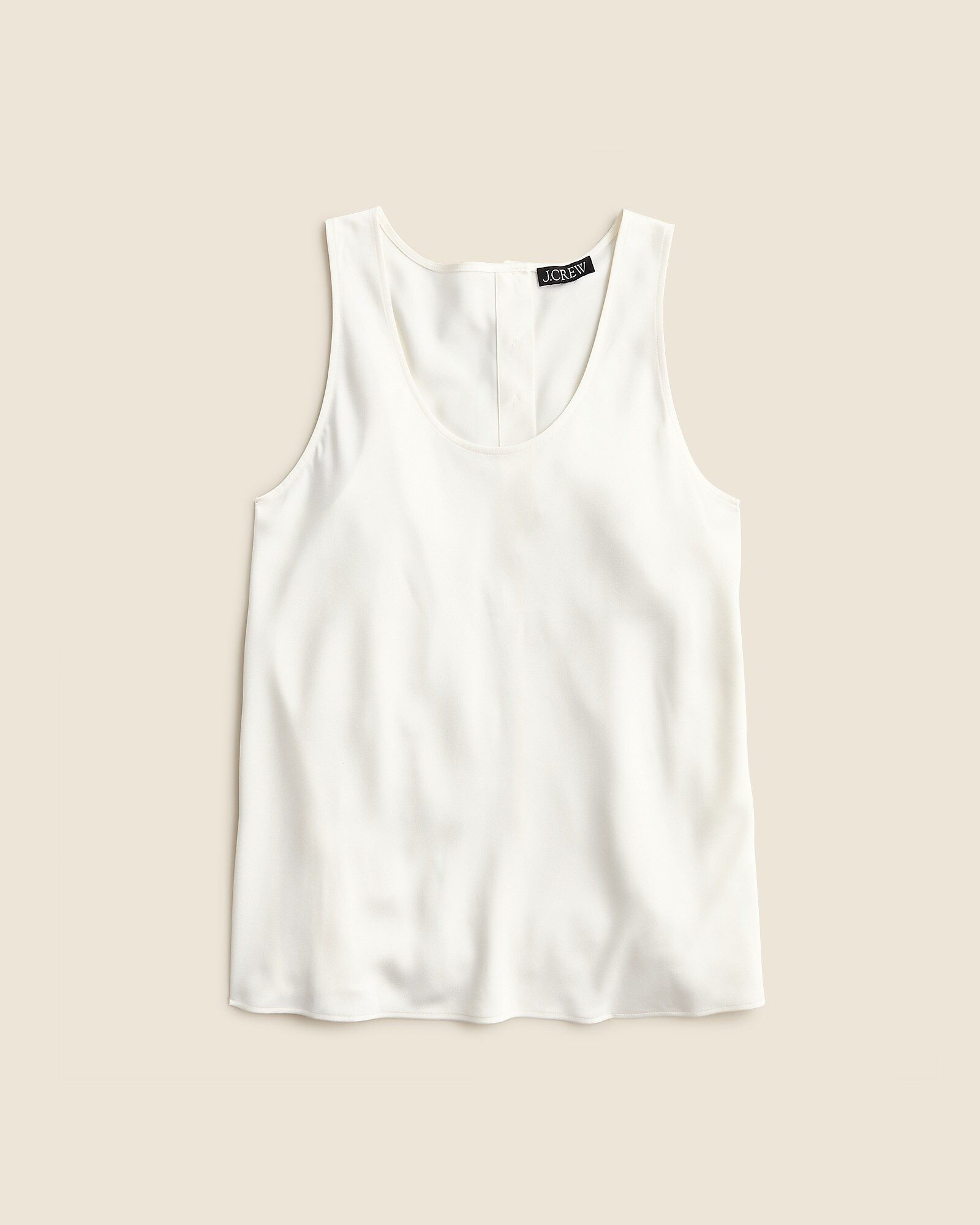 Sleeveless shell top in everyday crepe | J. Crew US