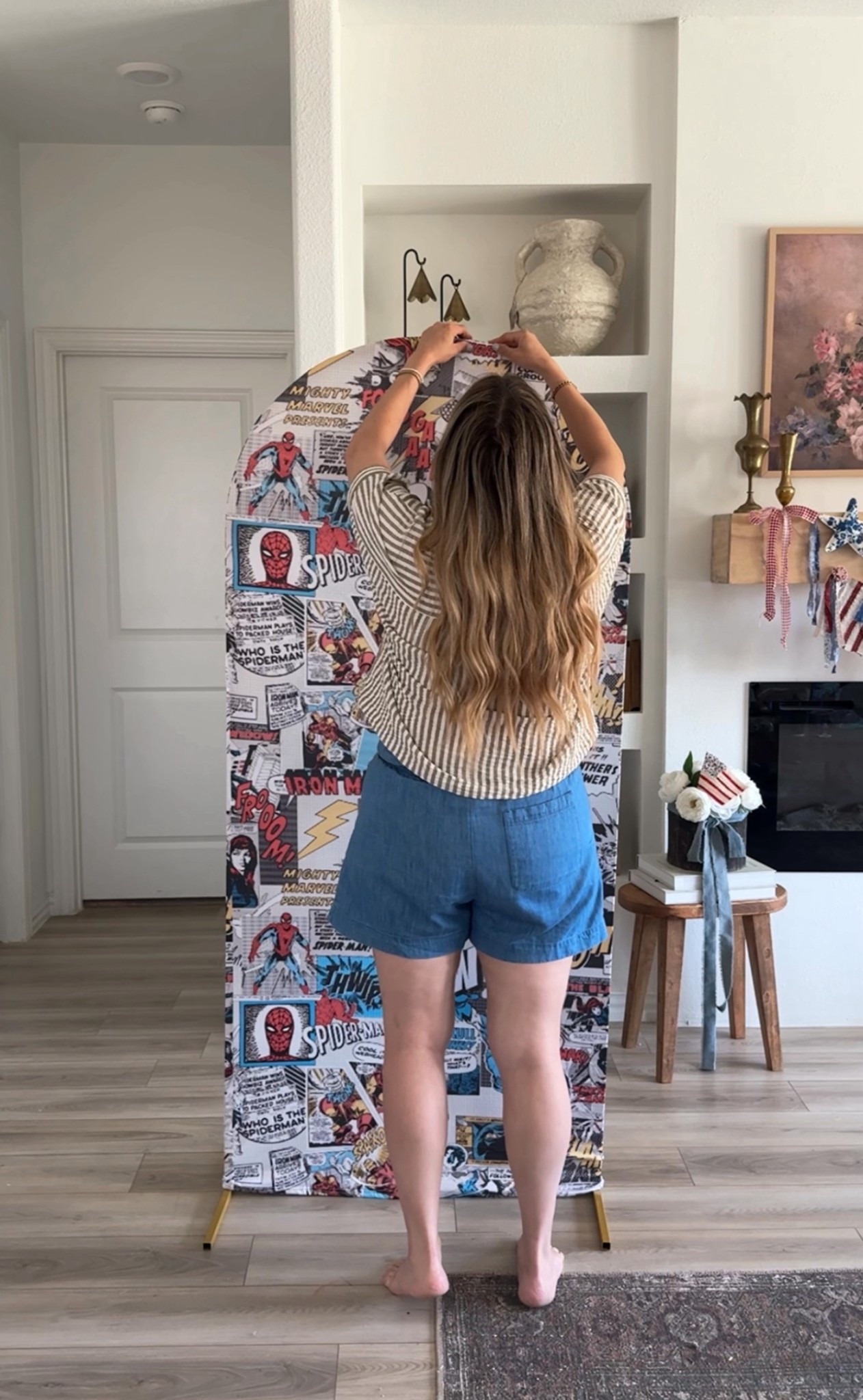 Custom birthday arch backdrop cover for Marvel birthday party 

#LTKSeasonal #LTKParties #LTKKids