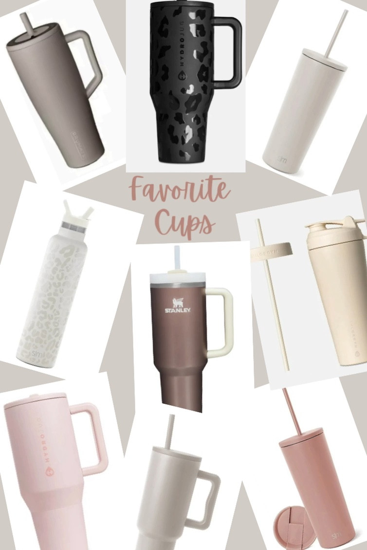 My favorite cups that I highly recommend • fav cups • Tumblers • Stanley • HydroJug • SimpleModern • BruMate •

#LTKstyletip #LTKSeasonal #LTKSpringSale