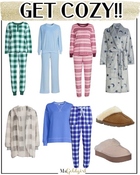 #WalmartPartner New cozy releases from @walmart! Velour, fleece, real suede slippers and more! #cozy #loungewear #pajamas #WalmartFinds #IYWYK 

#LTKfindsunder50 #LTKover40 #LTKSeasonal