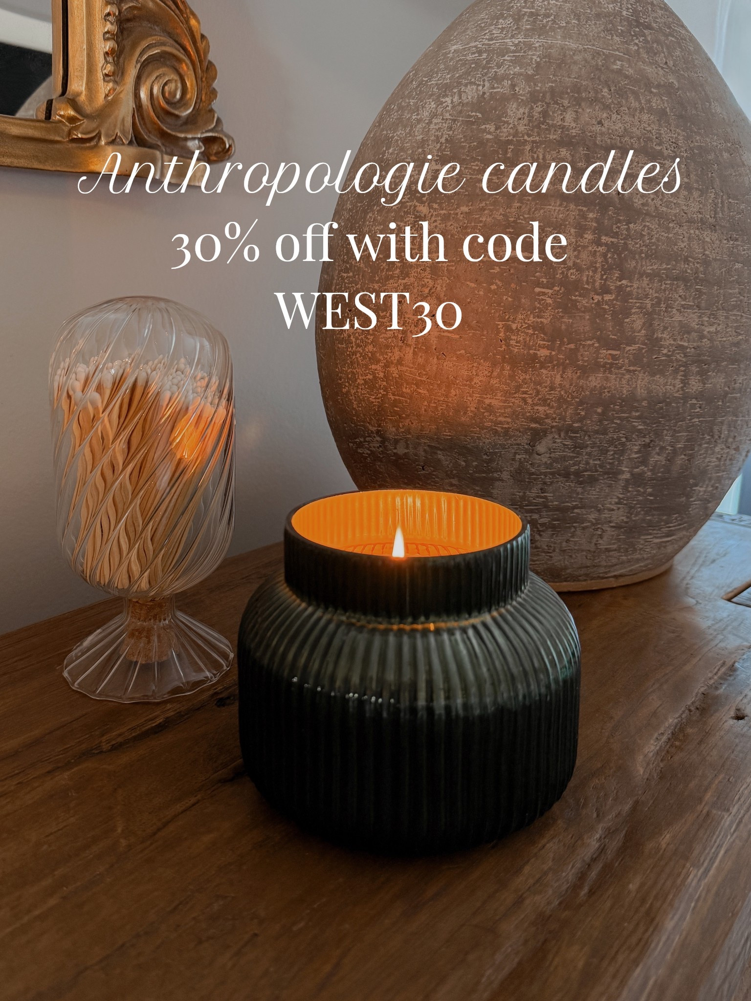 Use my early access code (WEST30) for 30% off site wide at Anthropologie!!!
 + if you spend $200, you’ll also get $50 back on 12/11, to use for holiday gifting through 12/25 



@anthropologie #anthropartner

#LTKCyberWeek #LTKSaleAlert #LTKGiftGuide