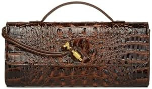 Trendy Women Crocodile Evening Clutch Purse Crossbody Shoulder Handbag Cute Vegan Leather Satchel... | Amazon (US)