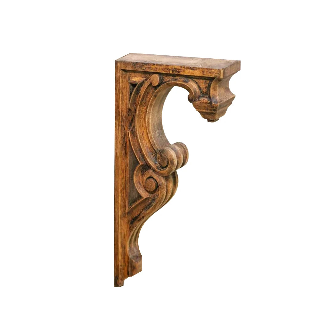 PAIR of Look-through Scroll Shelf Brackets, Victorian Brackets, Unfinished, Available in 3 Sizes | Etsy (US)