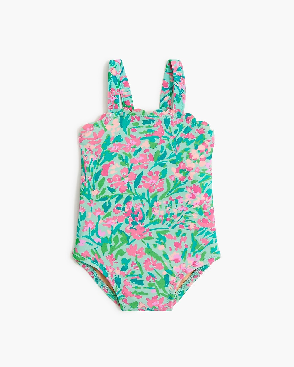 Baby & toddler girls' scalloped one-piece swimsuit | J.Crew Factory