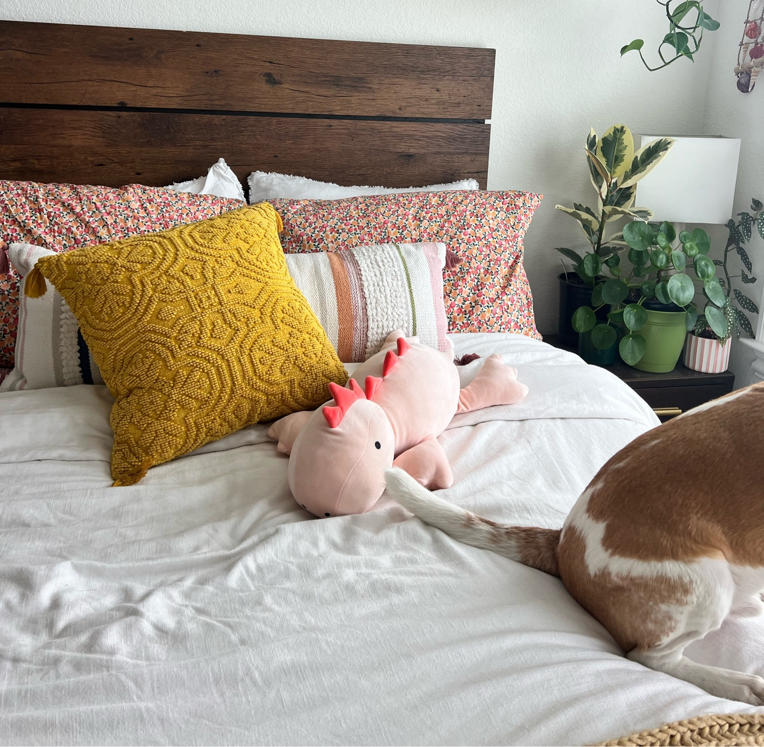 I must admit, a good nights sleep is not in the books without this weighted pillow 💗🦖

#LTKhome