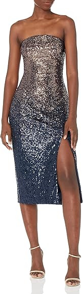 Trina Turk Women's Strapless Sequin Midi Dress | Amazon (US)
