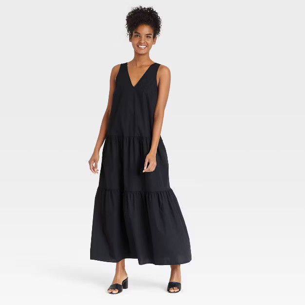 Women's Sleeveless Tiered Dress - Who What Wear™ | Target