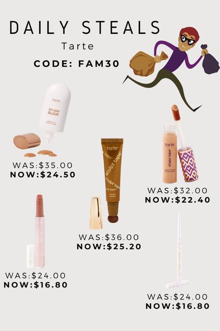 Daily beauty steals coming in hot from tarte today!!! 30% off site wide with Code: FAM30

#LTKstyletip #LTKbeauty #LTKfindsunder50