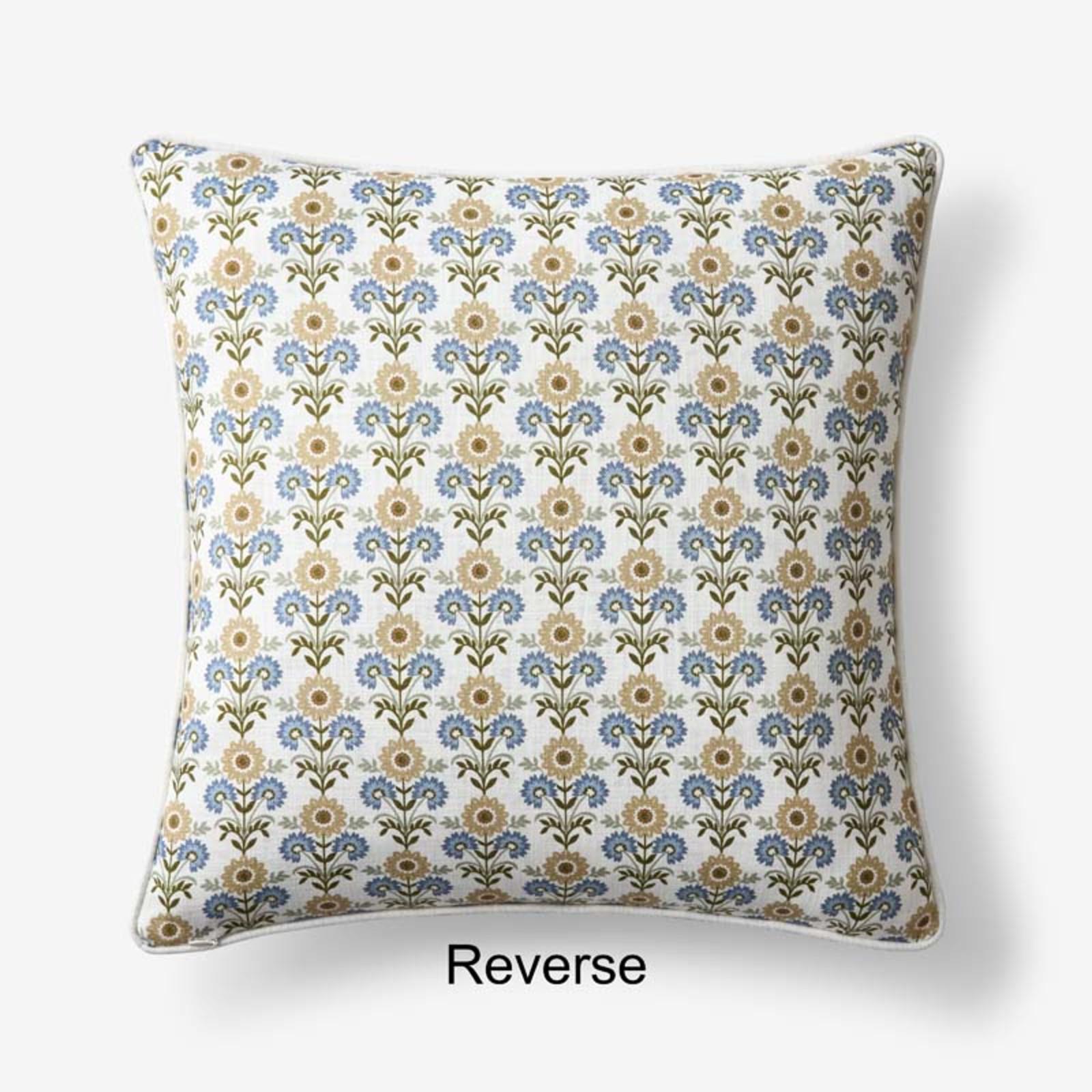 Butti Reversible Decorative Square Pillow Cover - Mineral, 20 in. x 20 in. | The Company Store