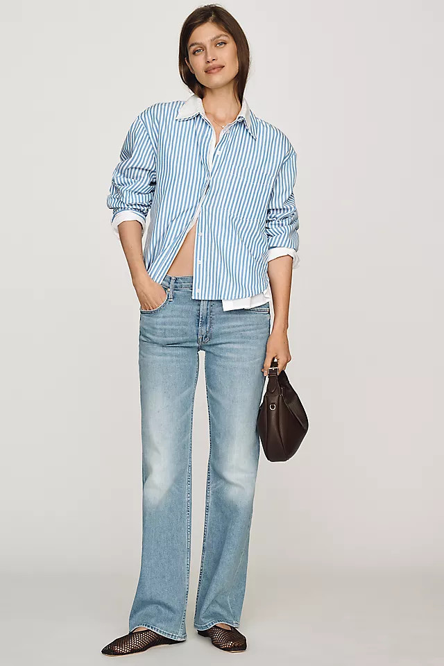 The Bookie Sneak Mid-Rise Bootleg Jeans | Anthropologie (US)