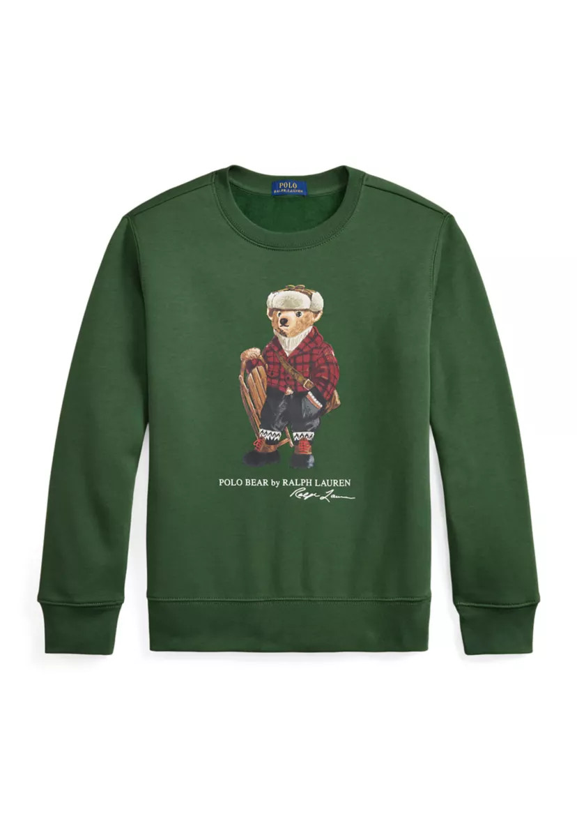 Ralph Lauren ChildrenswearBoys 8-20 Polo Bear Fleece Sweatshirt | Belk