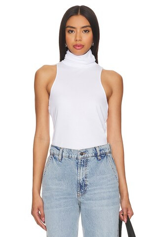 ANINE BING Jennie Top in White from Revolve.com | Revolve Clothing (Global)