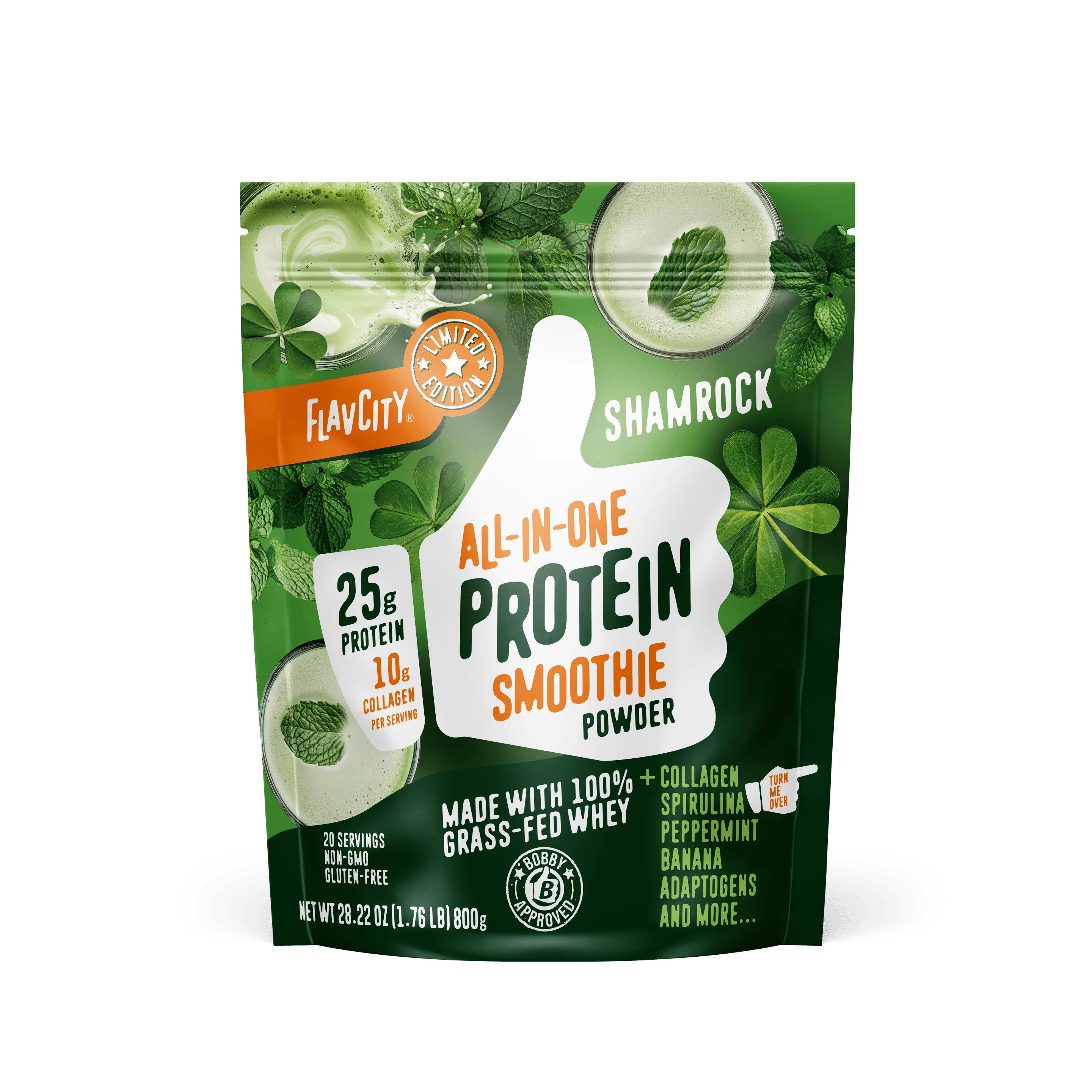 Shamrock Protein Shake Smoothie Powder | FlavCity | FlavCity