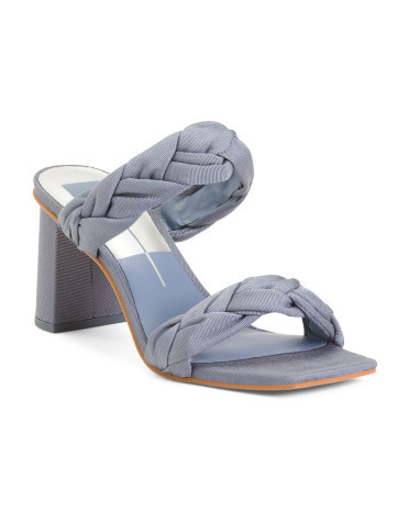 Silk Braided Heel Sandals | Marshalls