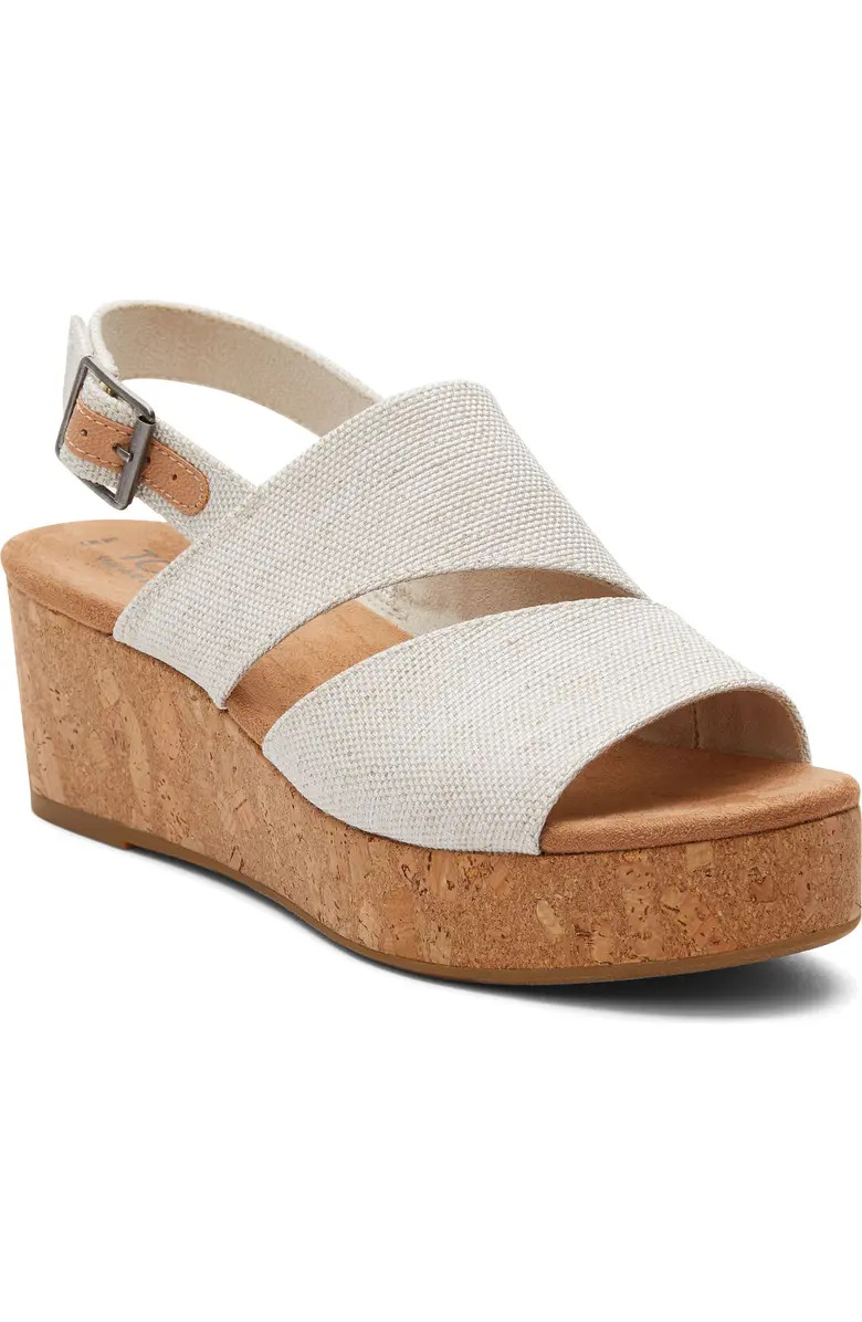 Claudine Platform Wedge Sandal (Women) | Nordstrom