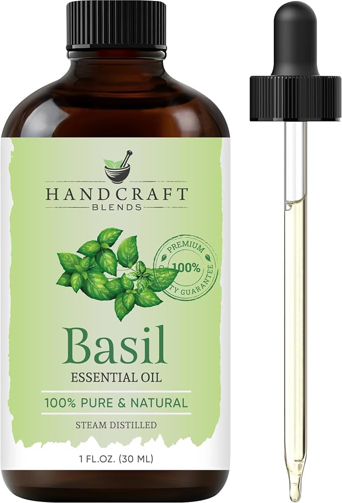 Handcraft Blends Basil Essential Oil \u2013 1 Fl Oz \u2013 100% Pure and Natural \u2013 Premium G... | Amazon (US)