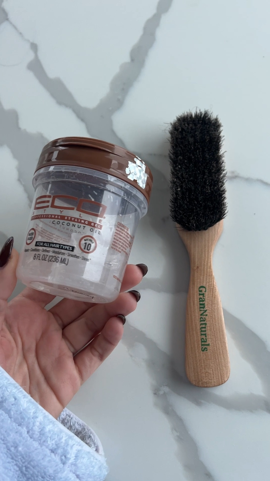 Slicked back bun MVPS! Get the shine and hold without your hair turning crispyyyy 🤌🏻

Slicked back bun, gel, soft gel, dense brush, bun hairstyle, coconut oil 

#LTKStyleTip #LTKBeauty