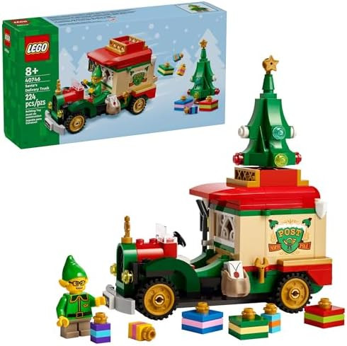 LEGO Santa’s Delivery Truck Building Toy for Kids - Construction Set for Play or Christmas Deco... | Amazon (US)