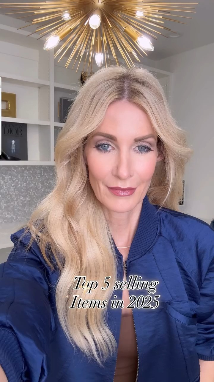 My TOP 5 best-selling items of 2025 — and trust me, these are the pieces you’ll still be wearing on repeat in 2026. ✨ True wardrobe staples. Timeless. Chic. Comfortable. Let’s get into it: 1️⃣ Black mesh kitten heels Hands down my most comfortable heel ever. The low heel height + mesh leather makes them insanely wearable, and they literally go with everything. Day to night perfection. 2️⃣ Cubic zirconia tennis necklace Looks real. Goes with everything. Instantly elevates even the simplest outfit. This is one of those pieces you’ll never take off. 3️⃣ Veronica Beard sneakers So comfortable, so chic, and they come in like 10 colors. The perfect elevated sneaker that works with jeans, trousers, dresses — you name it. 4️⃣ L’AGENT belt Brown croc-embossed leather with a vintage-inspired gold buckle. So cool. This belt instantly takes any look to the next level and pulls an outfit together effortlessly. 5️⃣ Mother Hustler jeans A wide-leg silhouette with a floor-skimming hem that gives model-esque legs. Slimming, insanely comfortable, and they run true to size. I’m wearing a size 24. If you’re building a timeless, chic wardrobe that works now and next year — start here. 🤍 Which one is your favorite? 

 

#LTKSeasonal #LTKOver40 #LTKFindsUnder100