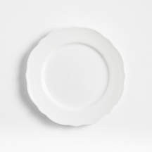 Loire White Porcelain Salad Plate | Crate & Barrel | Crate & Barrel