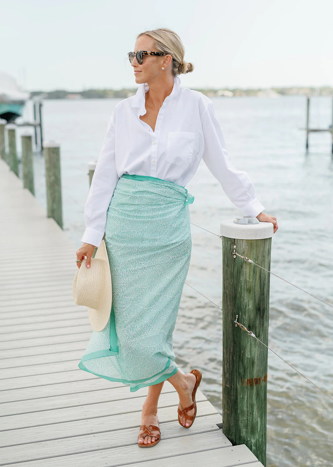 The Cotton Wrap / Pareo - Embroidered Hills | Alice Walk