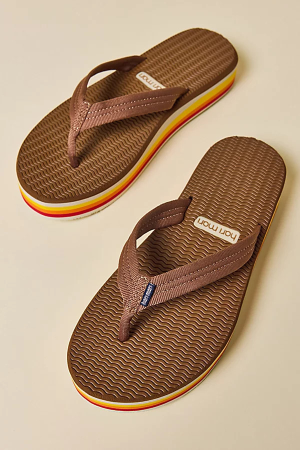 Hari Mari Women's Dunes Sunset Flip Flop Sandals in Acorn, Women's at Urban Outfitters | Urban Outfitters (US and RoW)