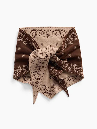 CashSoft Triangle Bandana Scarf | Gap Factory