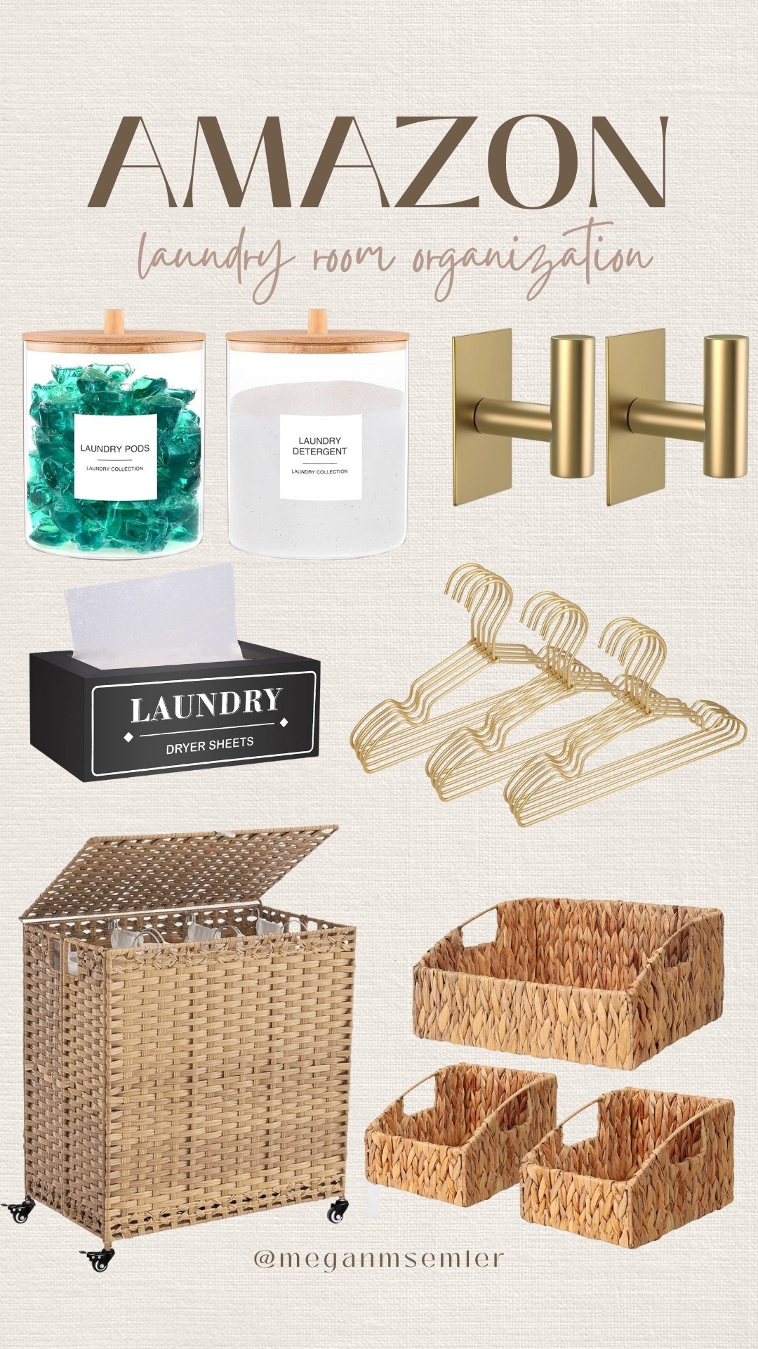 Amazon laundry room organization 

#LTKSeasonal #LTKHome #LTKFindsUnder100