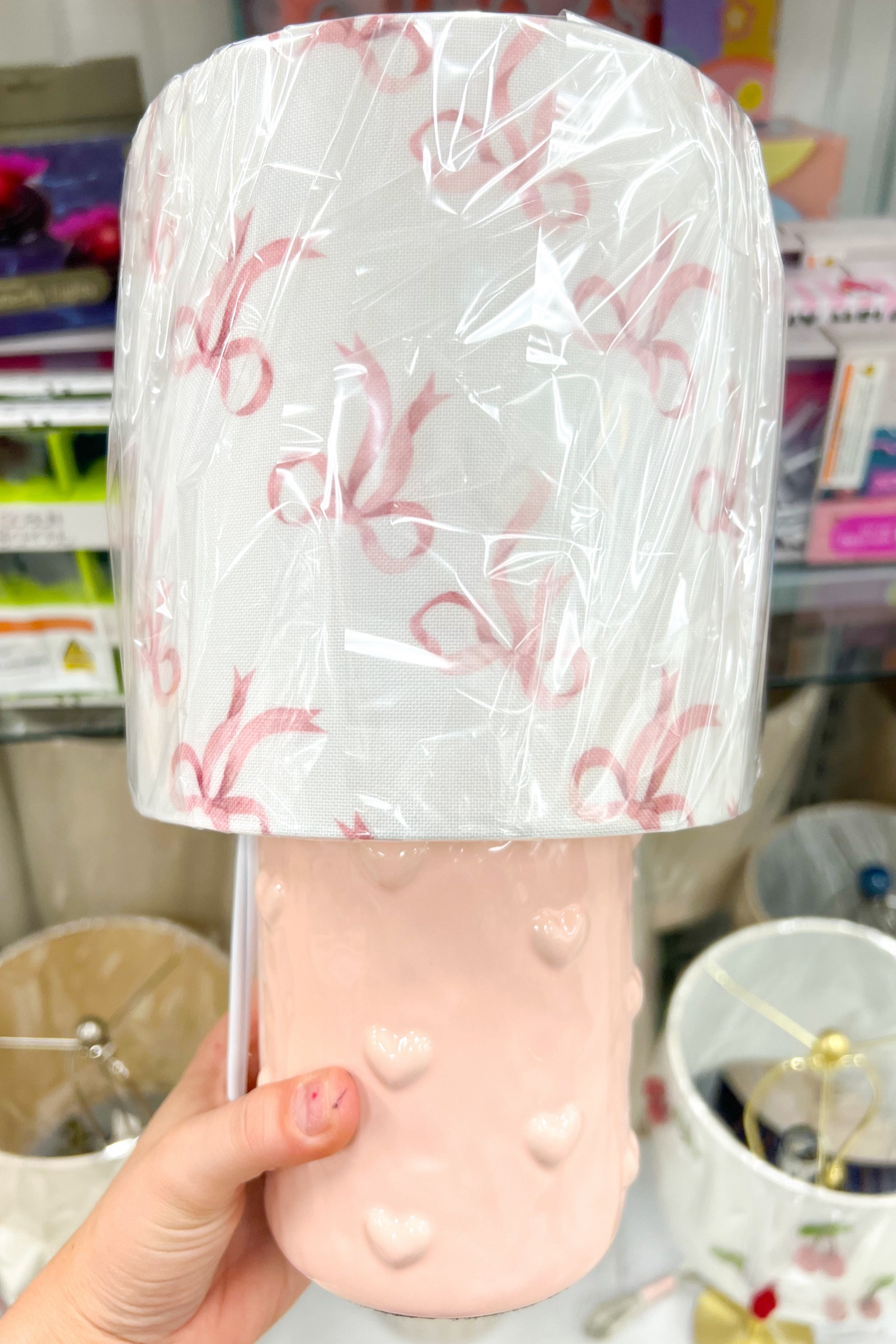 New at Marshall’s! Mini pink lamp with a bow lamp shade🎀💗

Marshall’s, Marshall’s finds, mini lamp, bows, bow print, bow pattern, bow pattern trend, pink bows, table lamp, nursery lamp, nursery finds, home, home decor, decor, new Marshall’s arrivals

#LTKBaby #LTKHome