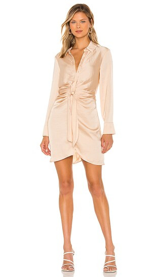 Tie Curious Dress in Champagne | Revolve Clothing (Global)