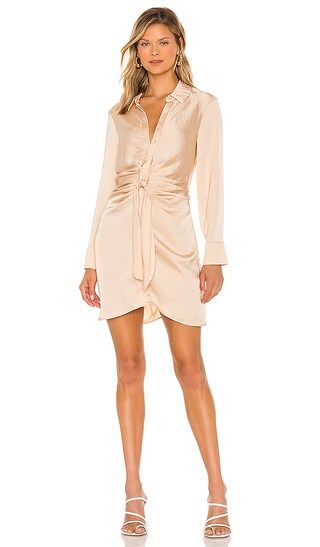 Tie Curious Dress in Champagne | Revolve Clothing (Global)