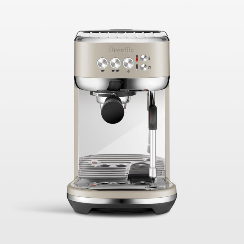 Breville Bambino Plus Espresso Machine in Almond Nougat | Crate & Barrel | Crate & Barrel