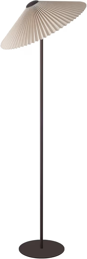 KUNJOULAM Pleated Floor Lamp, Pole Floor Lamps, Simple Design Tall Lamp with Fabric Lampshade, St... | Amazon (US)