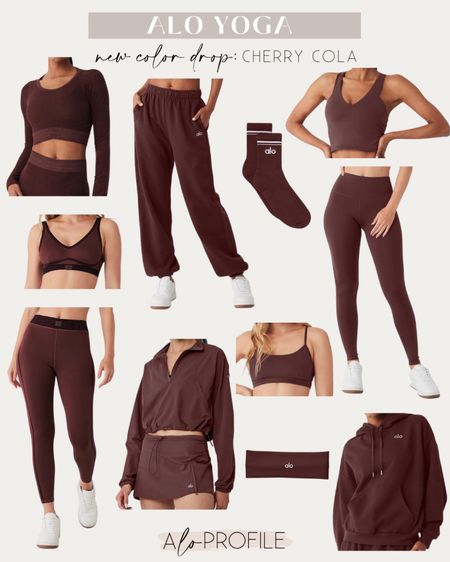 Alo Yoga new color drop! // fall activewear, workout outfit, activewear set, fall outfit