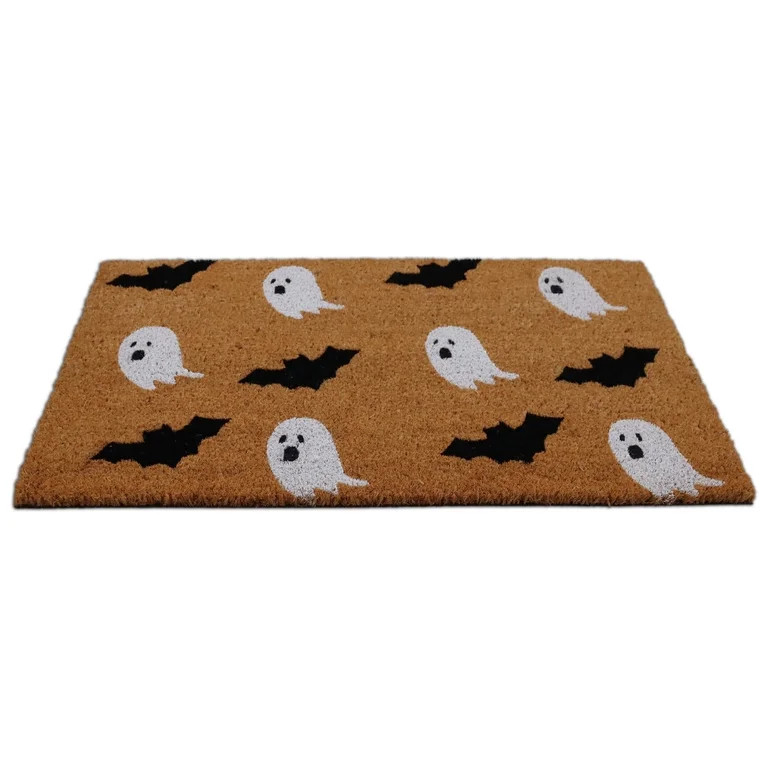 18x30 inch Boo Coir Mat, Halloween Outdoor d\u00e9cor, by Way to Celebrate | Walmart (US)