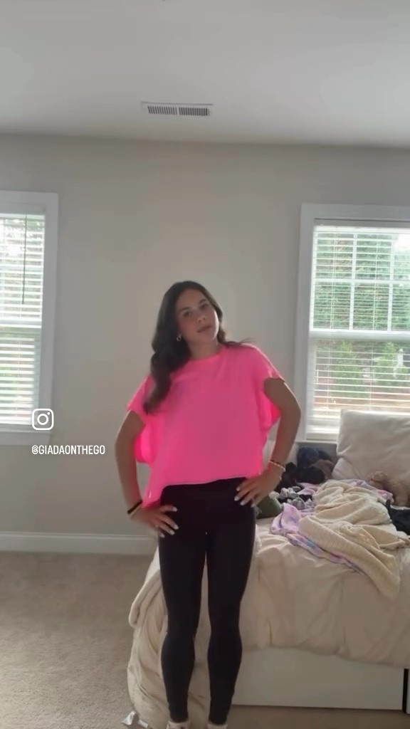 This neon is so good!  Think pink days, pink outs, and gives you a tan without the UV

XS top
0 leggings

Tween fashion
Teen girl
Teen influencer

#LTKdayinmylife #LTKActive #LTKKids