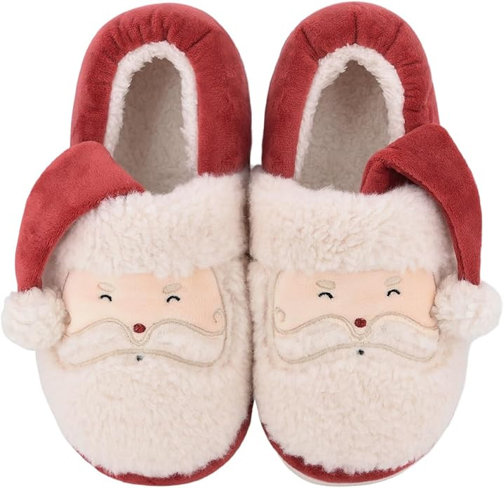 XIXITIAO Christmas Slippers Memory Foam Slippers for Women Warm House Slippers for Woman Cozy Fuz... | Amazon (US)