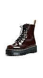 Dr Martens Unisex Jadon Vegan Quad Cambridge Brush Boots, Cherry red, 4 Medium UK / Men's 5 US / Wom | Amazon (US)