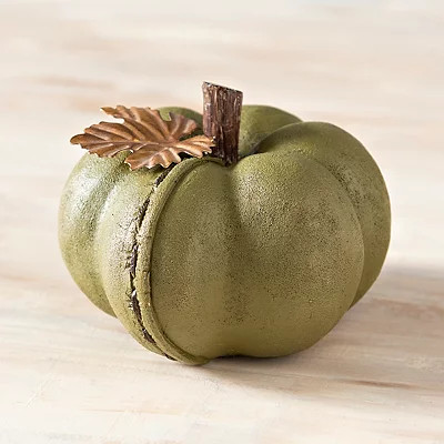 Small Yellow Stitched Pumpkin | Kirkland's Home