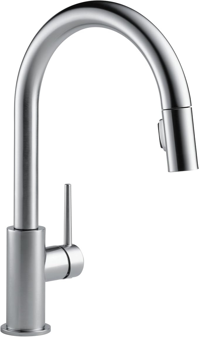 DELTA Trinsic Single-Handle Kitchen Sink Faucet with Pull Down Sprayer and Magnetic Docking Spray... | Amazon (US)